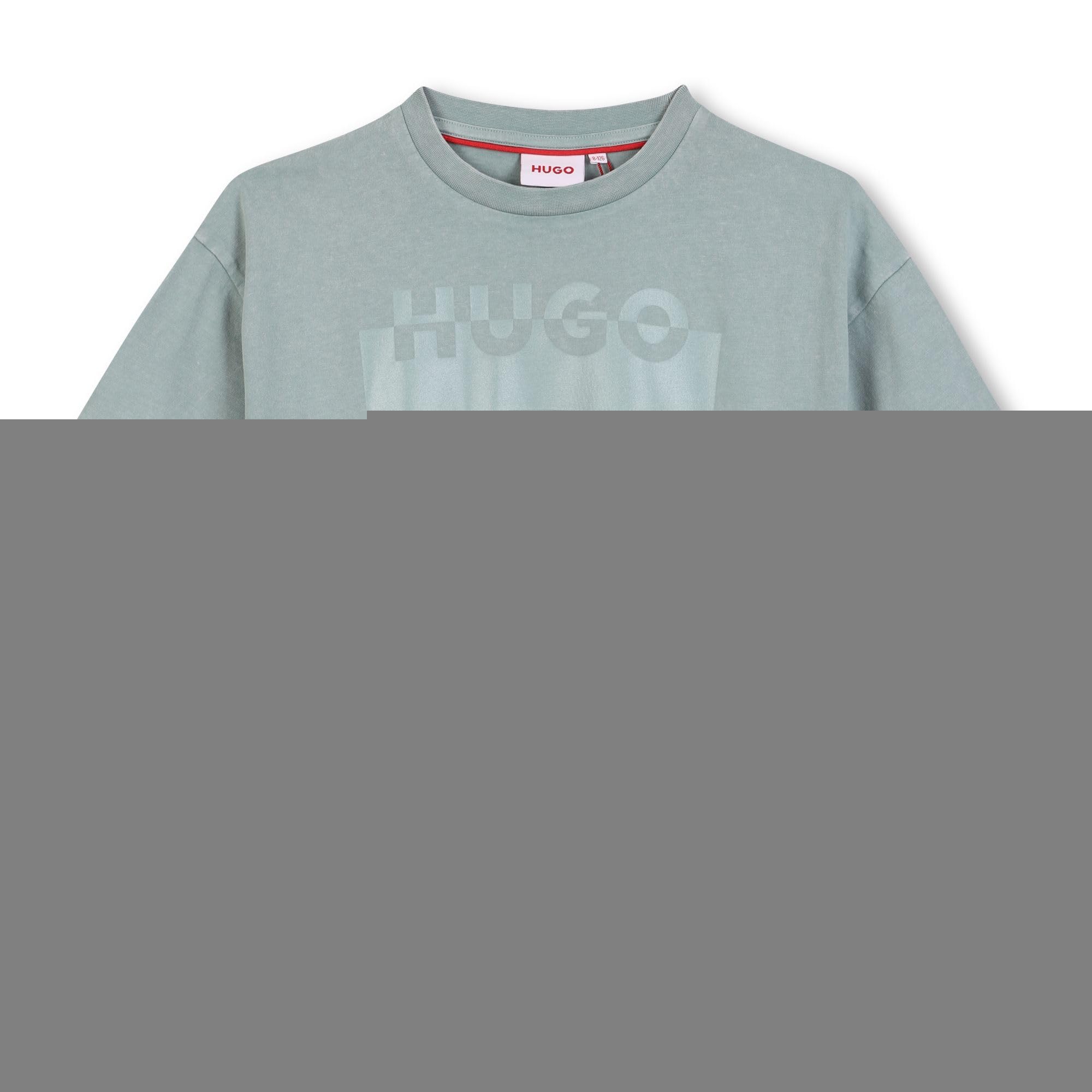 HUGO Boy's G00436 T-Shirt, True Blue, 6 Years