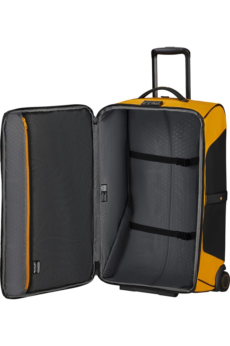 Samsonite Ecodiver - Bolsa de lona con ruedas, tamaño 67 cm, color amarillo 1924