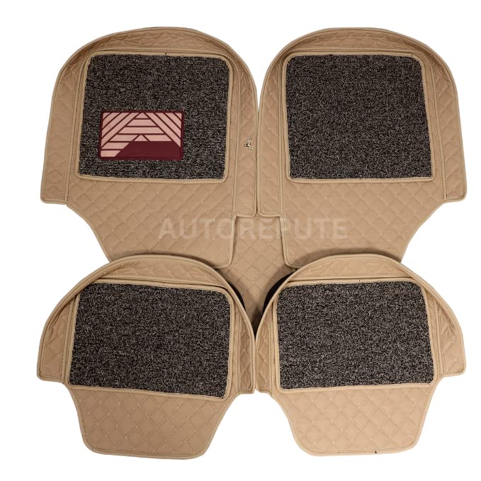 Premium and Durable 7D Foot Mat Compatible with Mahindra XUV 500 Car 7D Floor Mat for Mahindra
