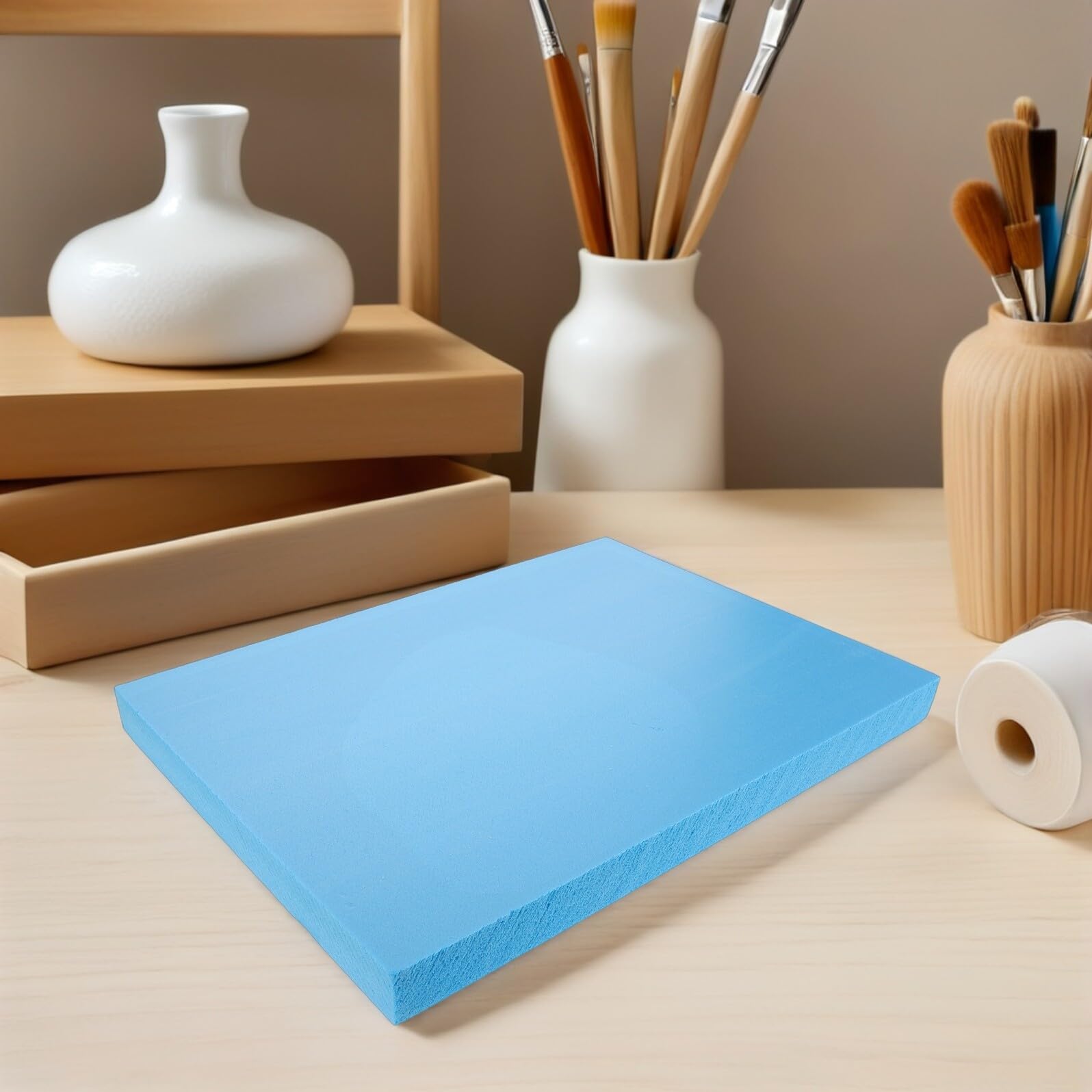 Láminas de Espuma para Manualidades Alta Densidad 3 Piezas 30X40X3 CM Bloques de Espuma para Bricolaje y Base Estable para Proyectos Artísticos y Dioramas