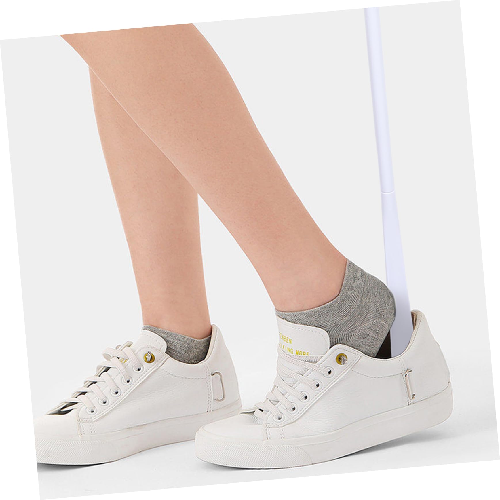 HOMSFOU Bastón para Vestirse Ayuda para Quitar Calcetines y Zapatos Calzador de Abs Adecuado para Personas Mayores y Discapacitadas en Vestirse y Viajes