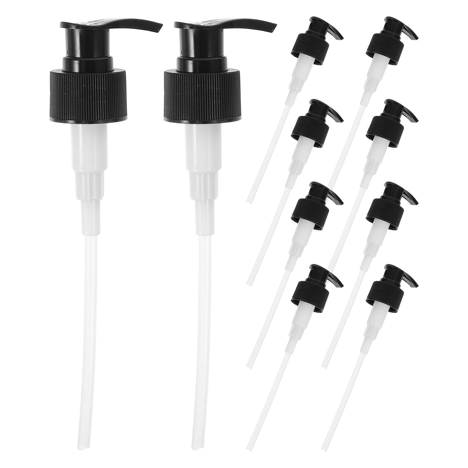 Soap Pump Replacement 20Pcs Lotion Dispenser Pump Replacement Universal Head for Soap Shampoo Bottles High Viscosity Fluids 28Mm Black