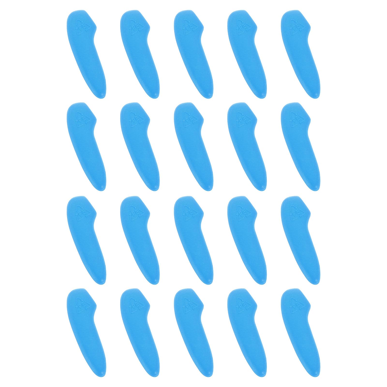 sourcing map 200Pcs Blade Knife Tip Protector Cover Plastic Knife Guard Sleeves Knife Blade Tip Sleeves Cover for Kitchen, Blue