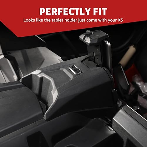 Miniatura 6 de HAKA TOUGH X3 Soporte para tableta de dispositivo electrónico, soporte GPS para iPad o teléfono, soporte GPS compatible con 2017-2025 Can Am