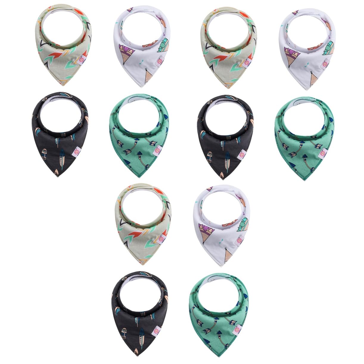Toyvian 4 Pièces Bavoirs Pour Bébé Nourrissons Bavoirs Bébé r Salive Serviette Enfants r Salive r Alimentation r Coton Offre Enfants Repas r