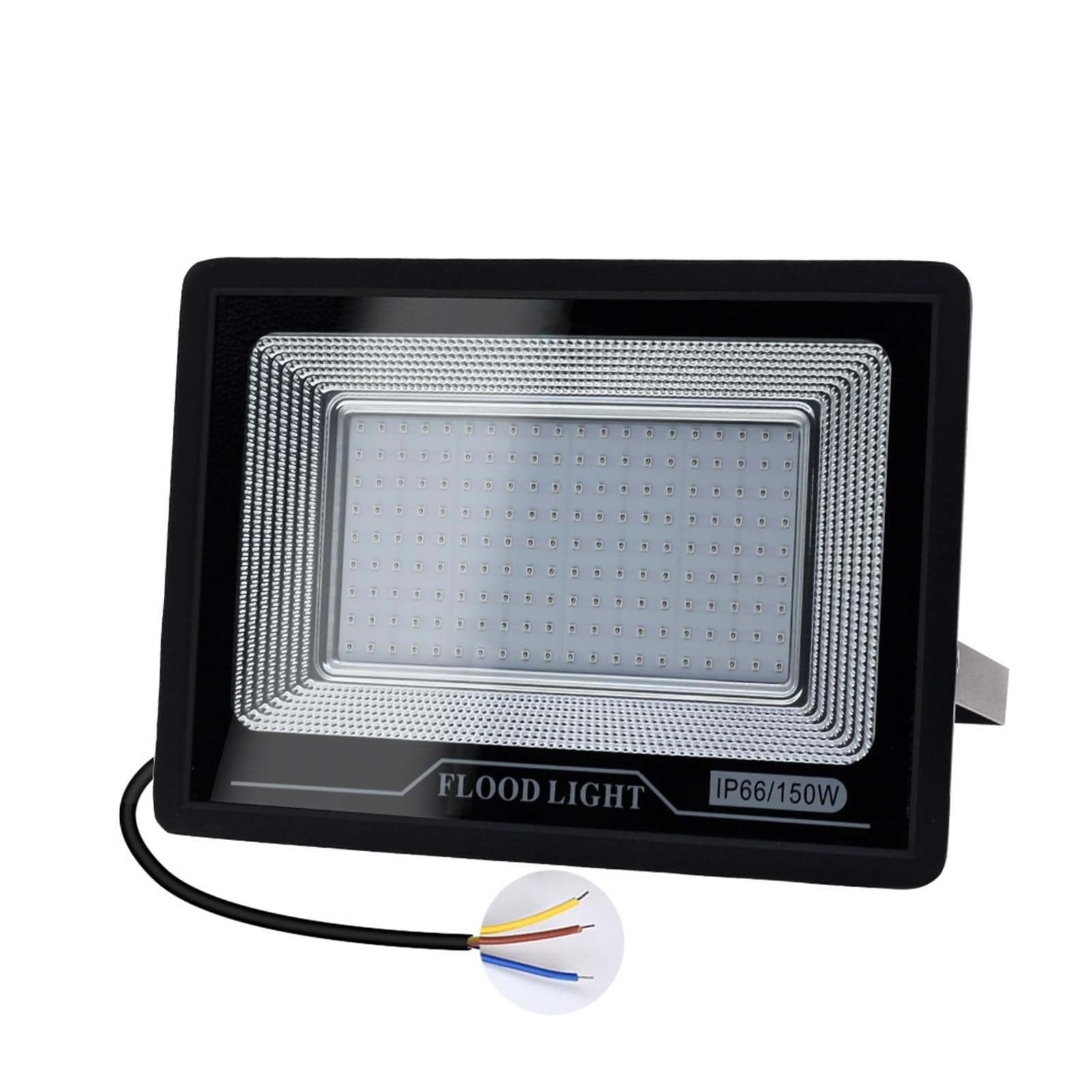 LLOOPK LED Flood Light, UV Flood Light Fluorescent Stage Lamp 50W 100W Ultraviolet LED Black Waterproof Floodlight Party Halloween Decoration(150W)