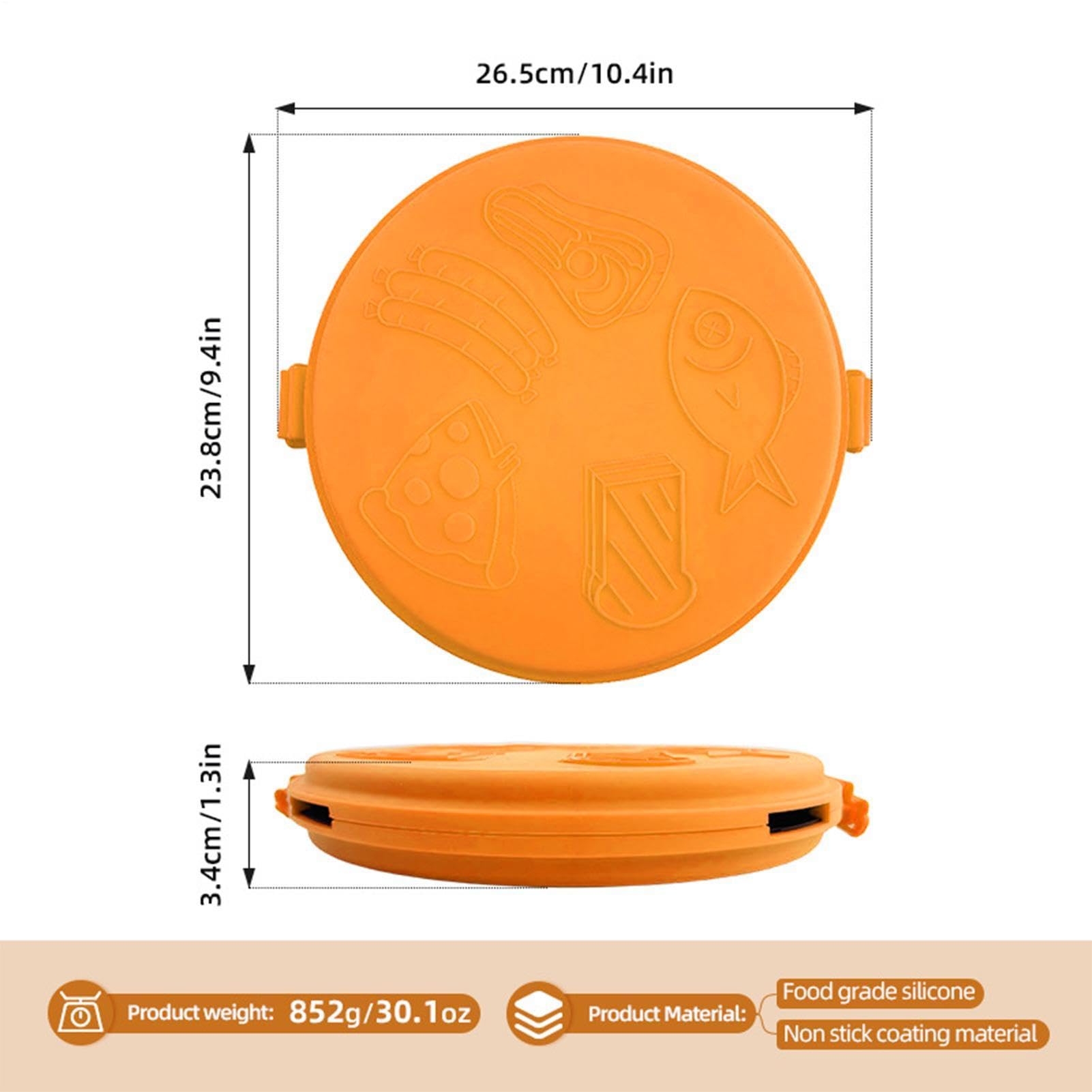 Bandeja para hornear sándwiches en microondas Plancha de calentamiento | Sándwichera para Microondas para Horno, Desayunos, Cocina y Residencia Universitaria