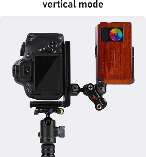 Miniatura 6 de Cámara con soporte en L para DSLR vertical horizontal Trípode de liberación rápida Compatible con Canon Nikon Sony DJI Osmo Ronin Zhiyun