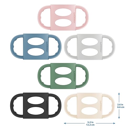 Miniatura 9 de Dr Browns Milestones - Manijas de biberón 100 silicona estrechas verdes paquete de 1