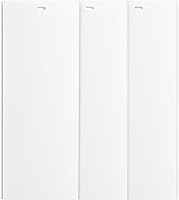 Vista 1 de DALIX Persianas verticales blancas de repuesto de 82.5 pulgadas para puerta corrediza (paquete de 3)