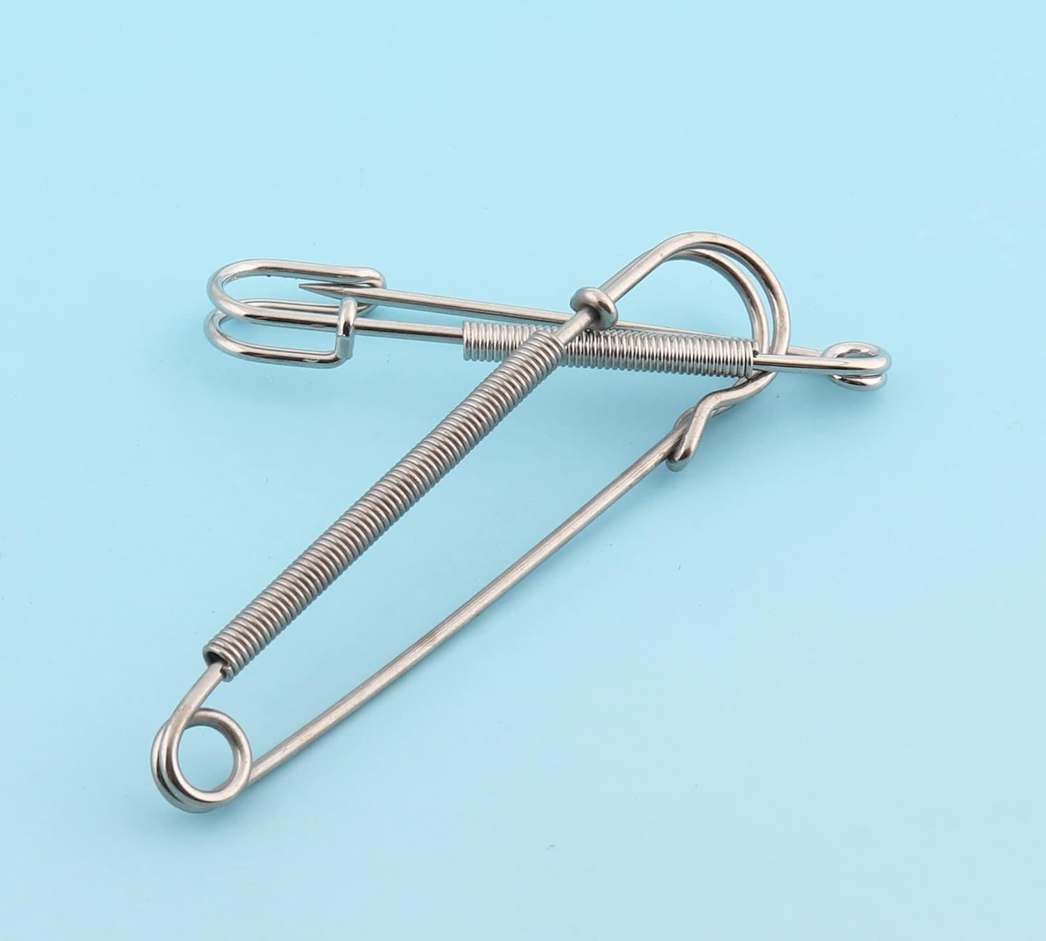 Large Safety pins， 50pcs 57mm Large Size Silver Pins, Charming Pins Metal Pins Brooch Pins DIY Kilt Pins Blanket