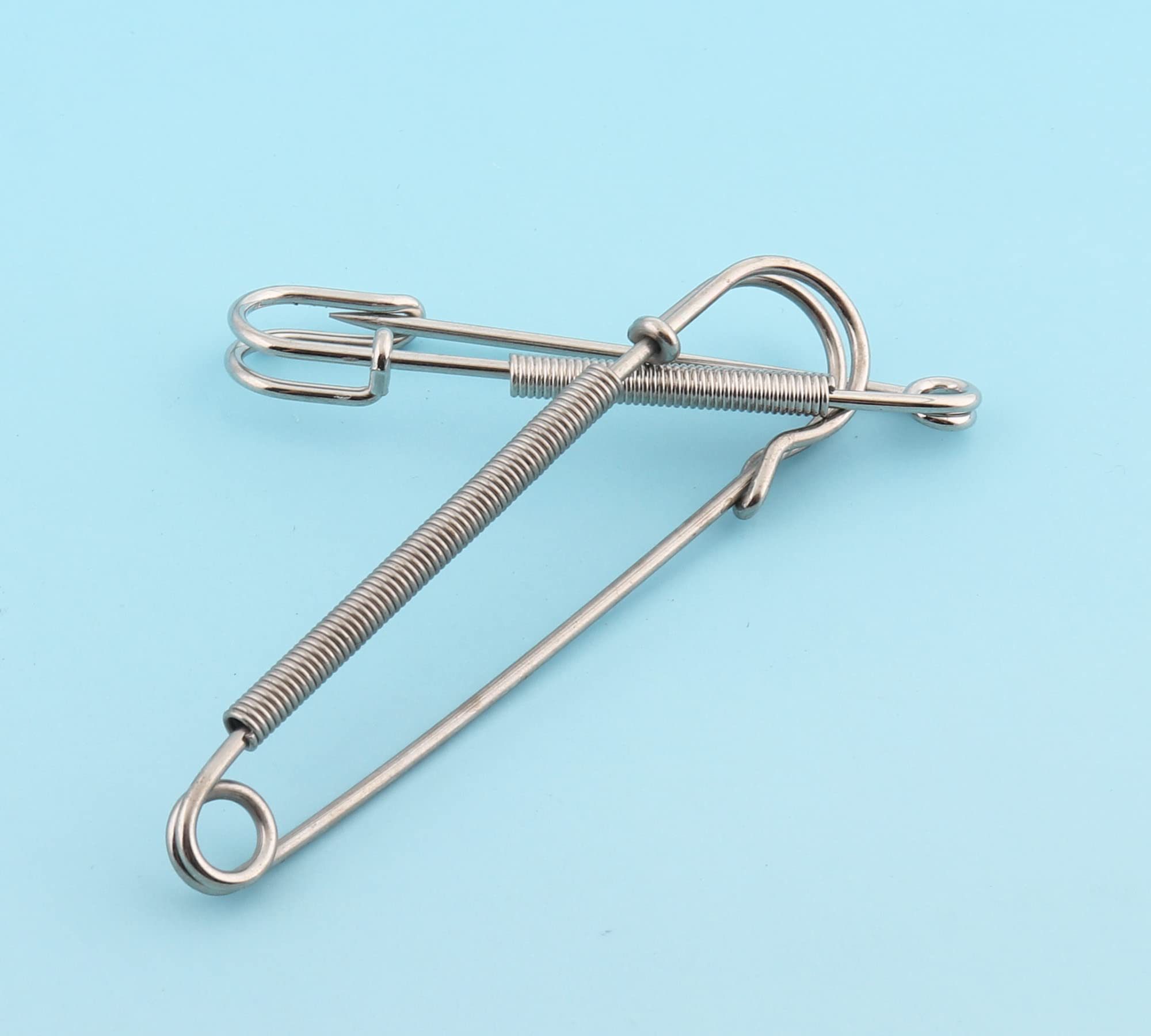 Grandes épingles de sûreté, Lot de 50 épingles en Argent de Grande Taille de 57 mm, charmantes épingles en métal, Broches, épingles à Kilt, Couverture