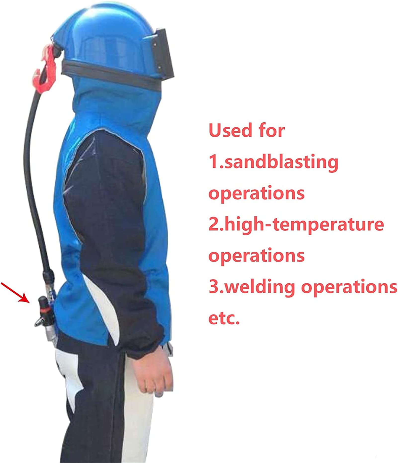 Thermostat de sablage pour casque de sablage, refroidisseur d'air portable pour les travaux de haute température et de soudage