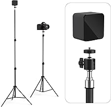 KIWI design VR Tripod Stand for Base Station HTC Vive/Valve Index/Rift Sensor Stand Aluminum Alloy VR Base Station Stand Accessories with Articulating Ball Heads(2 Pack, Base Station Not Included)