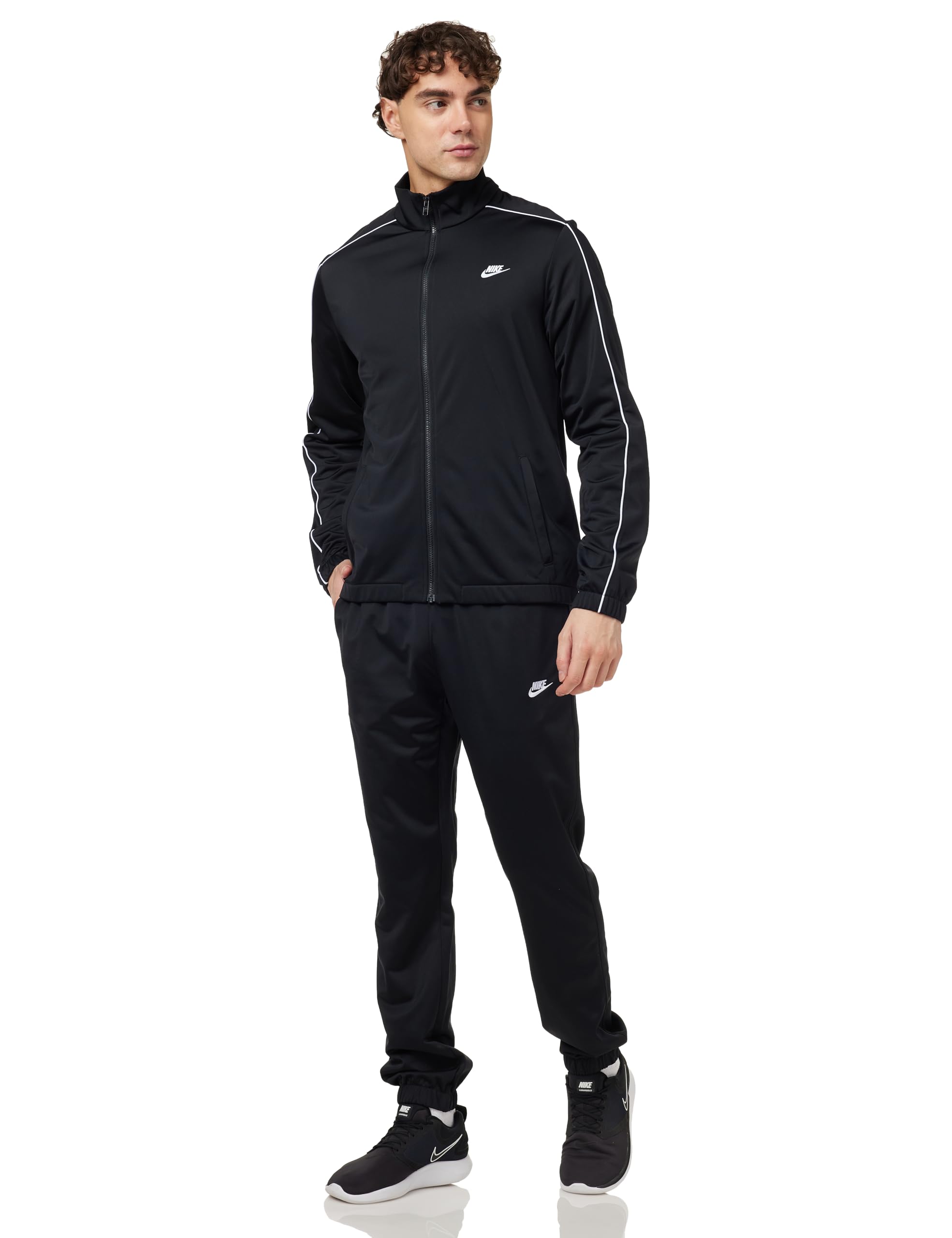Nike Zestaw klubowy, czarny, biały, czarny i biały, M dla mężczyzn