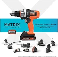 Vista 5 de Juego de 6 herramientas con estuche Matrix BDCDMT1206KITC de Black & Decker