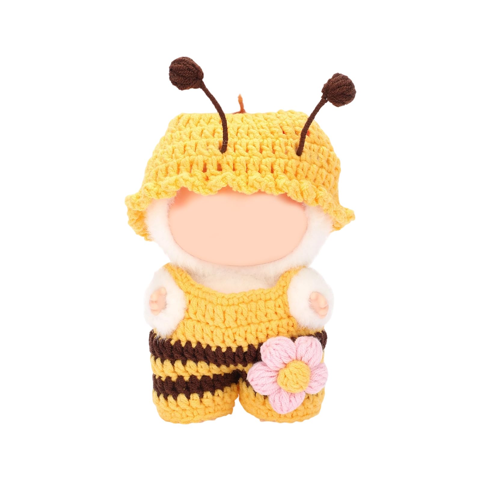 sodeber Doll Clothes Set with Step-by-Step Tutorial Instruction Crochet Hook Yarn Needle Knitting Supplies for Beginner Metal and Crochet Hook