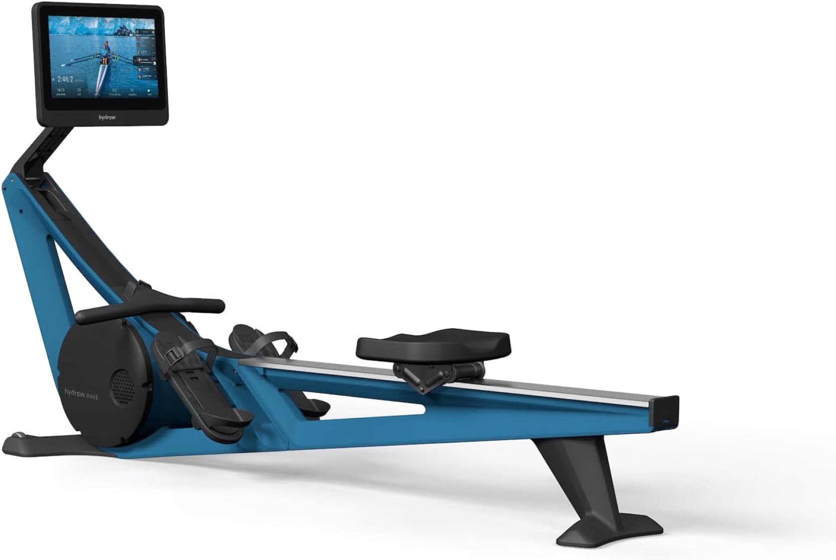 - Wave Rowing Machine with 16" HD Touchscreen & Speakers - Foldable | Live Home Workouts, Subscription Required