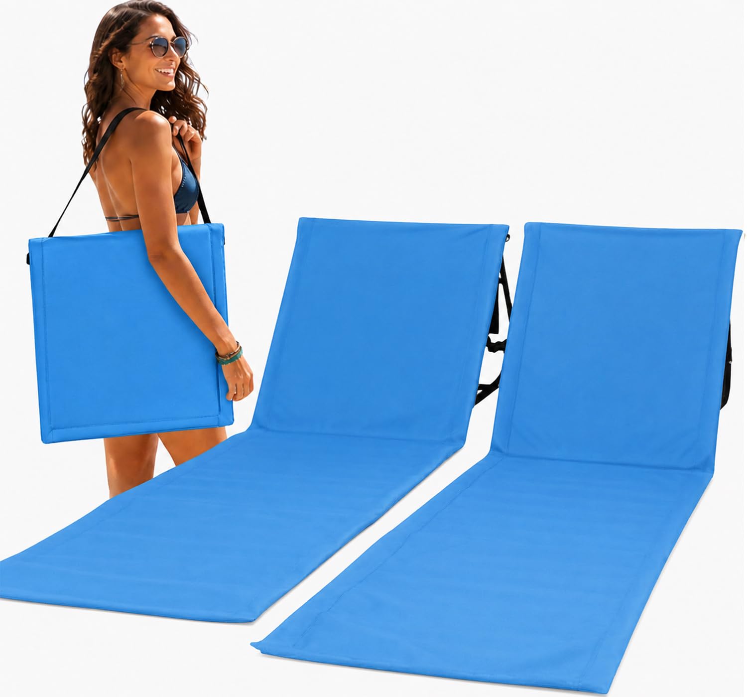 Intimo Living - Tumbona de Playa con Respaldo Regulable sin Niveles