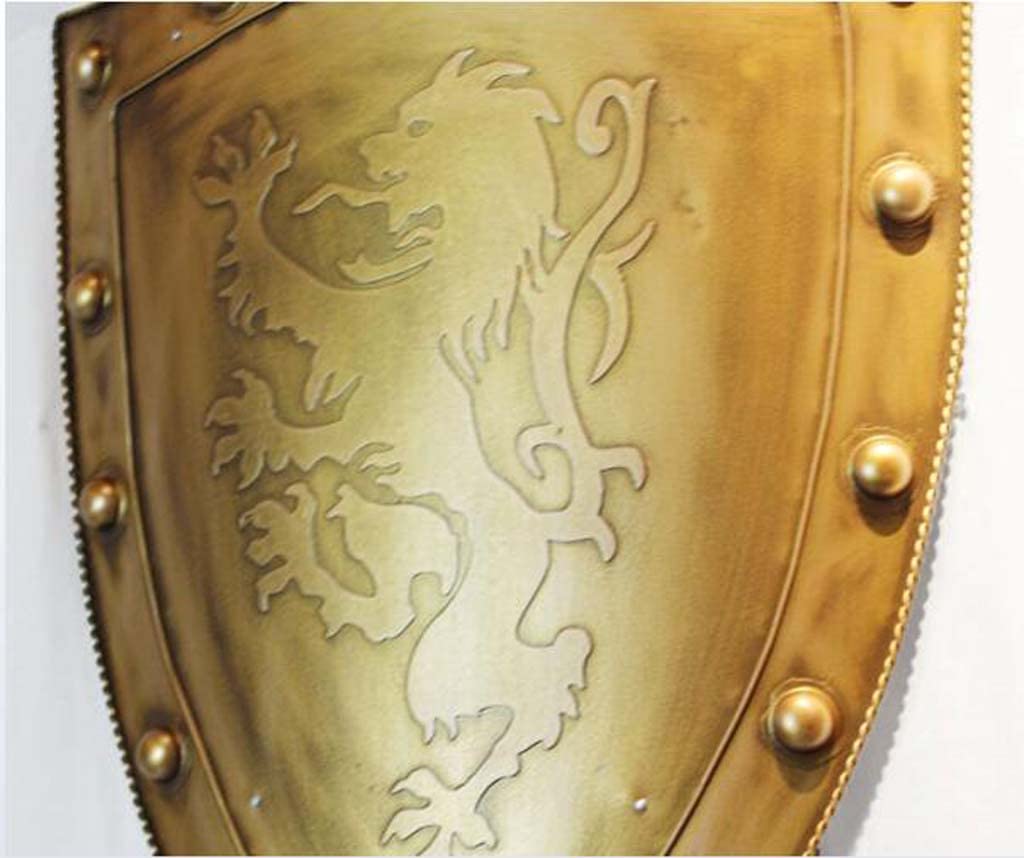 Amazon.co.jp: 中世の騎士の盾、ローマの戦士の盾と剣のモデルの