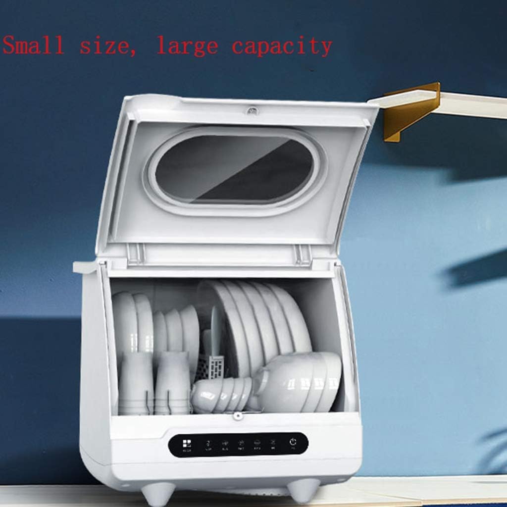 Desktop Dishwasher, Multi-Function Storage Cupboard, 4 Intelligent Washing Modes, 360掳 Whale Spray Cleaning, Automatic Countertop Disinfection Cabinet Practical