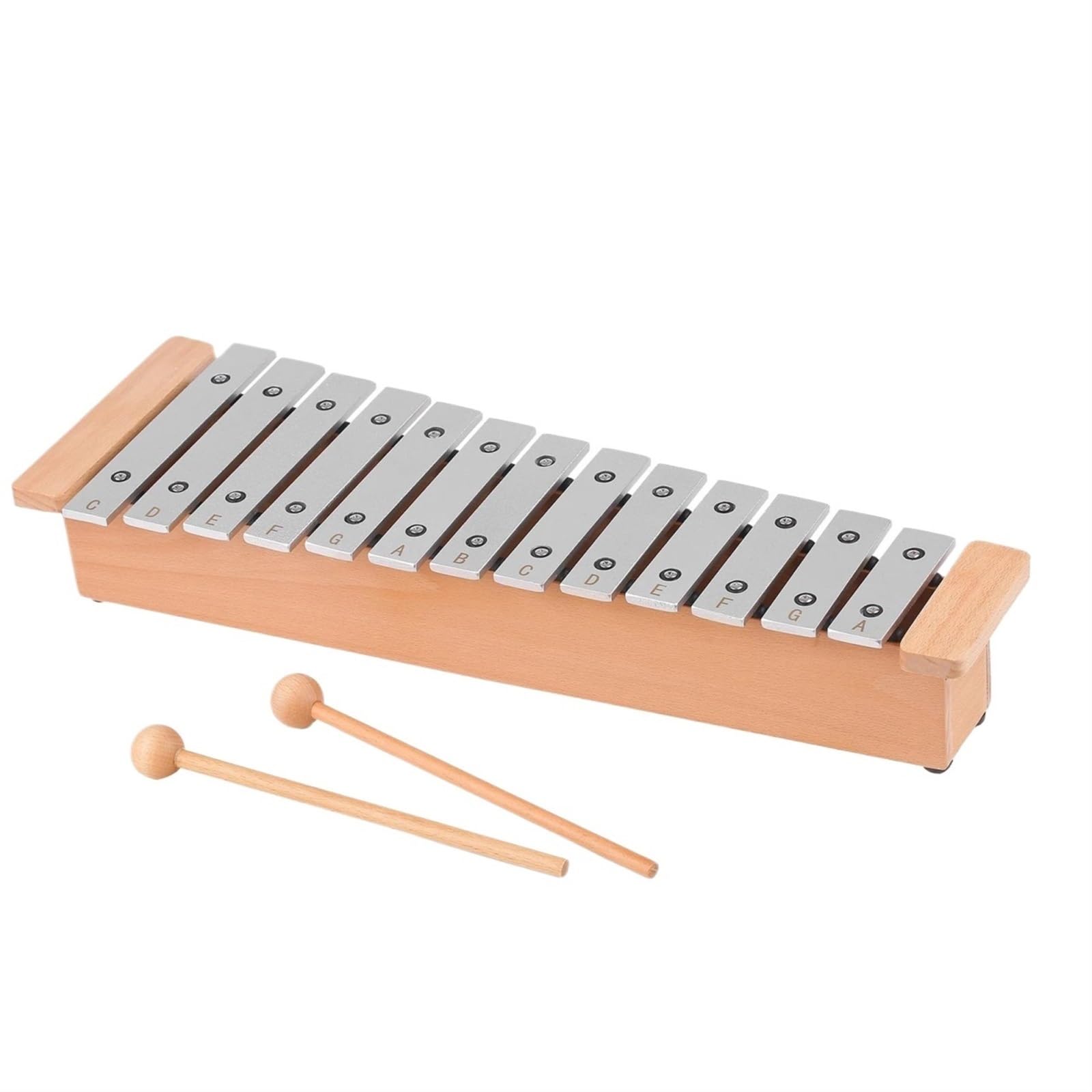 Instrument Ksylofonowy Miłośnicy Muzyki 13-Note Glockenspiel Przenośny Aluminiowy Fortepian Ksylofon Instrument Perkusyjny Instrument Muzyczny