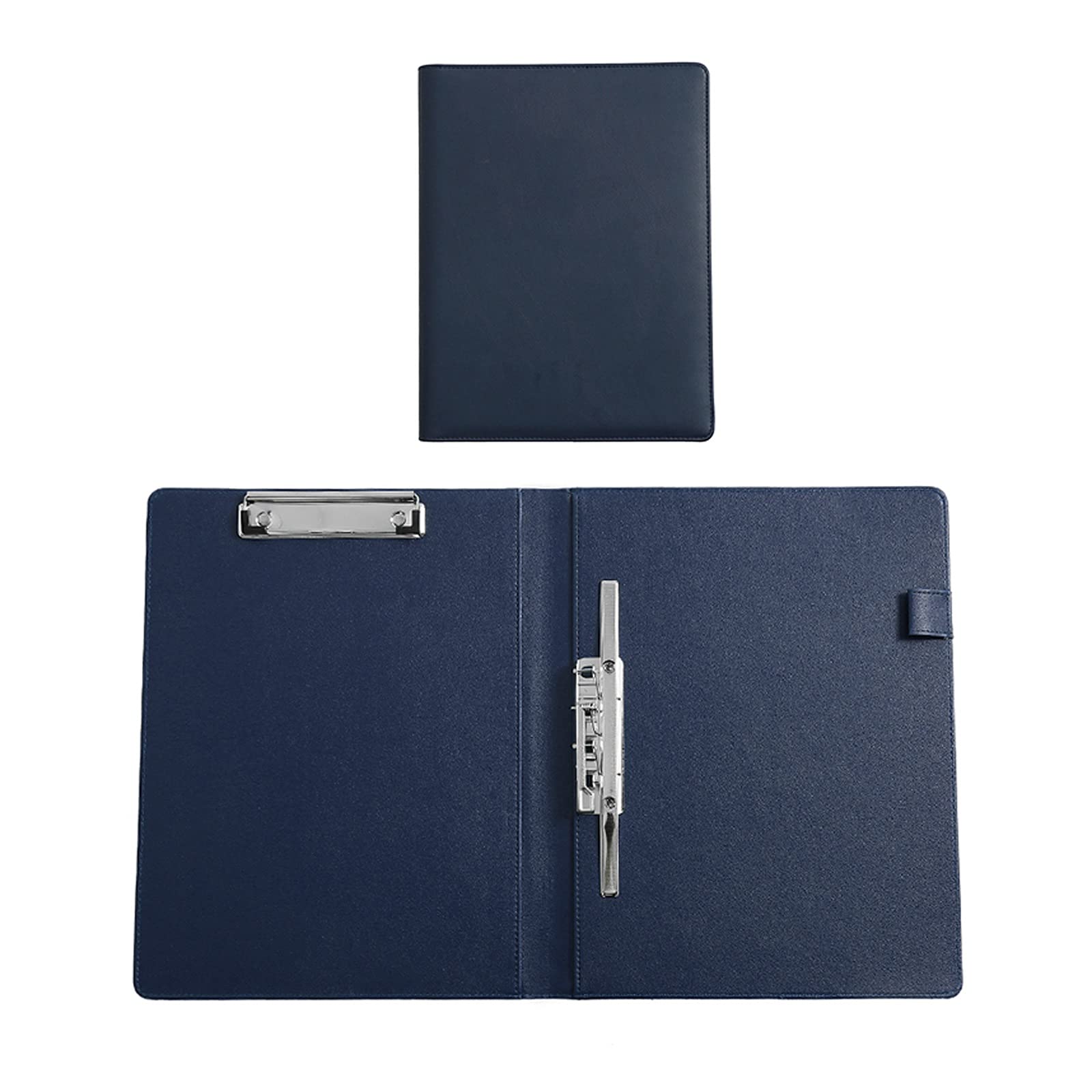 Carpeta 2 confezioni cartella pieghevole A4 cartella con doppia cartelle multifunzione legante tavola da scrittura con supporto per la scuola, ufficio, affari Carpeta expandible ( Color : Blue )