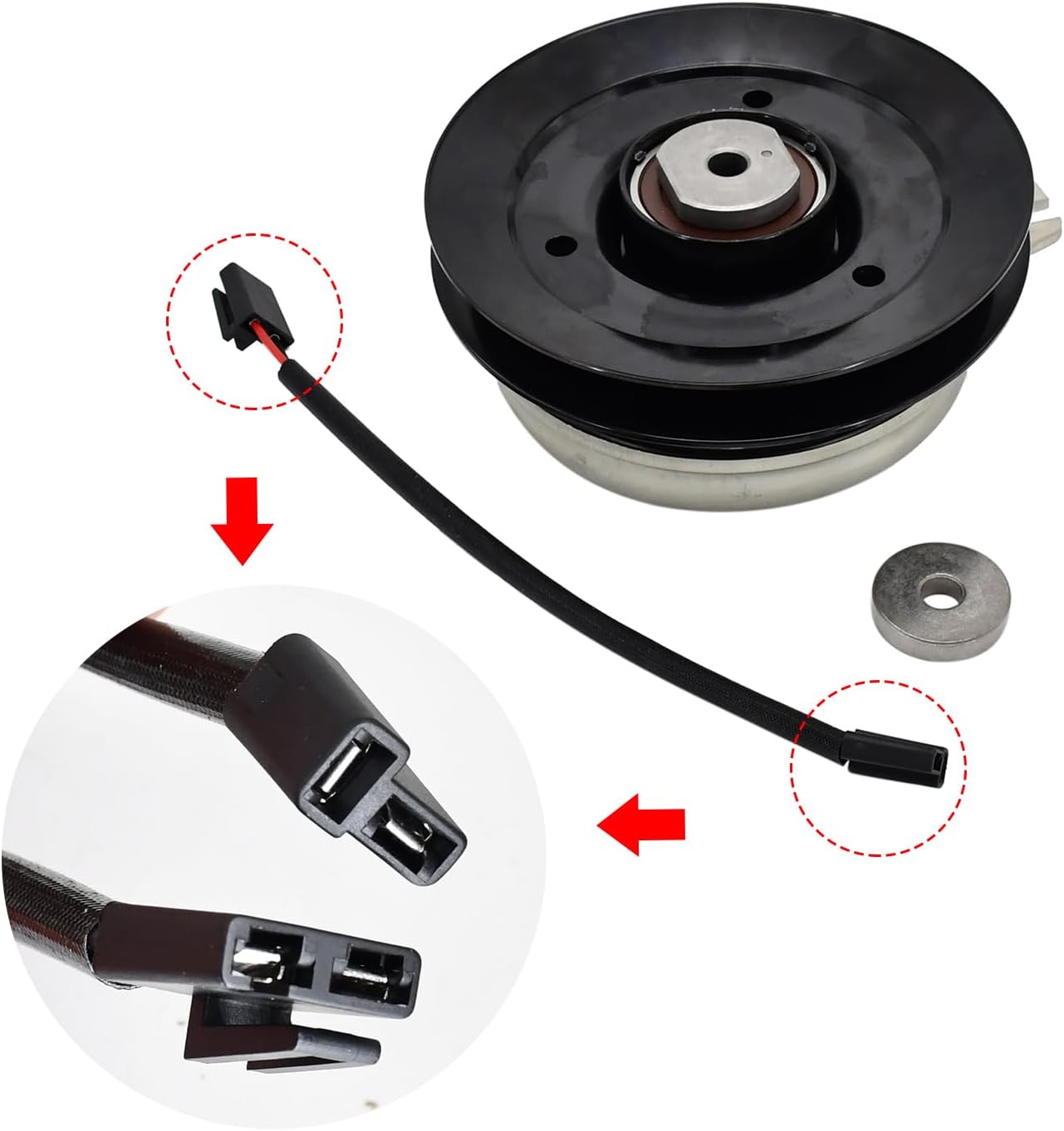 116-1620 Electric PTO Clutch for Exmark Toro Dixie Chopper Ferris 5218-207 109-9282 116-1604 500012 Exmark Lazer Z,E, Z S Series 116-1947 116-4477 109-9275 103-9780 109-8462 130-1848 X0239