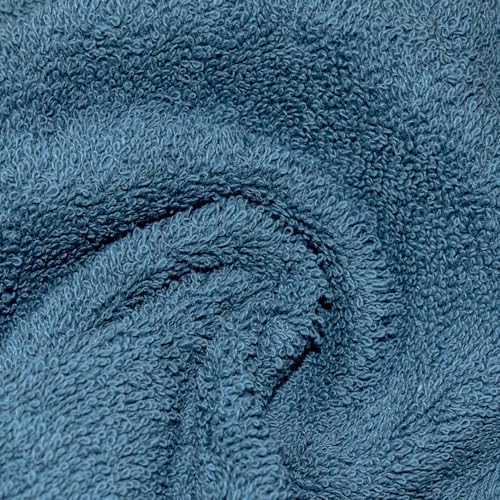 Image of RANGOLI 100% Bamboo Face Towel Set of 3, 500 GSM, Quick Dry Towels for Face, Gym, Travel, Ultra Soft Highly Absorbent, 30Cm X 30Cm, Blue