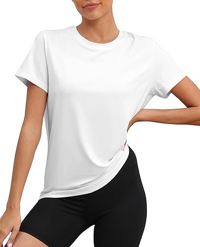 KevaMolly Workout Tops for Women UPF50+ Breathable Loose Fit Yoga