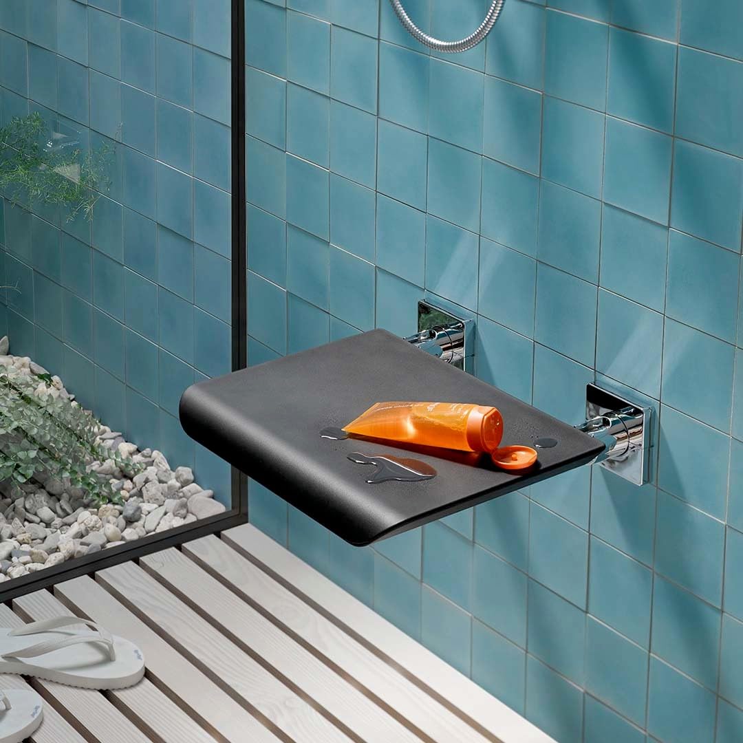 Emco 355300100 - Pattumiera System 2" con Coperchio, con Gancio per Appendere a Parete, 3 l, in Acciaio Inox