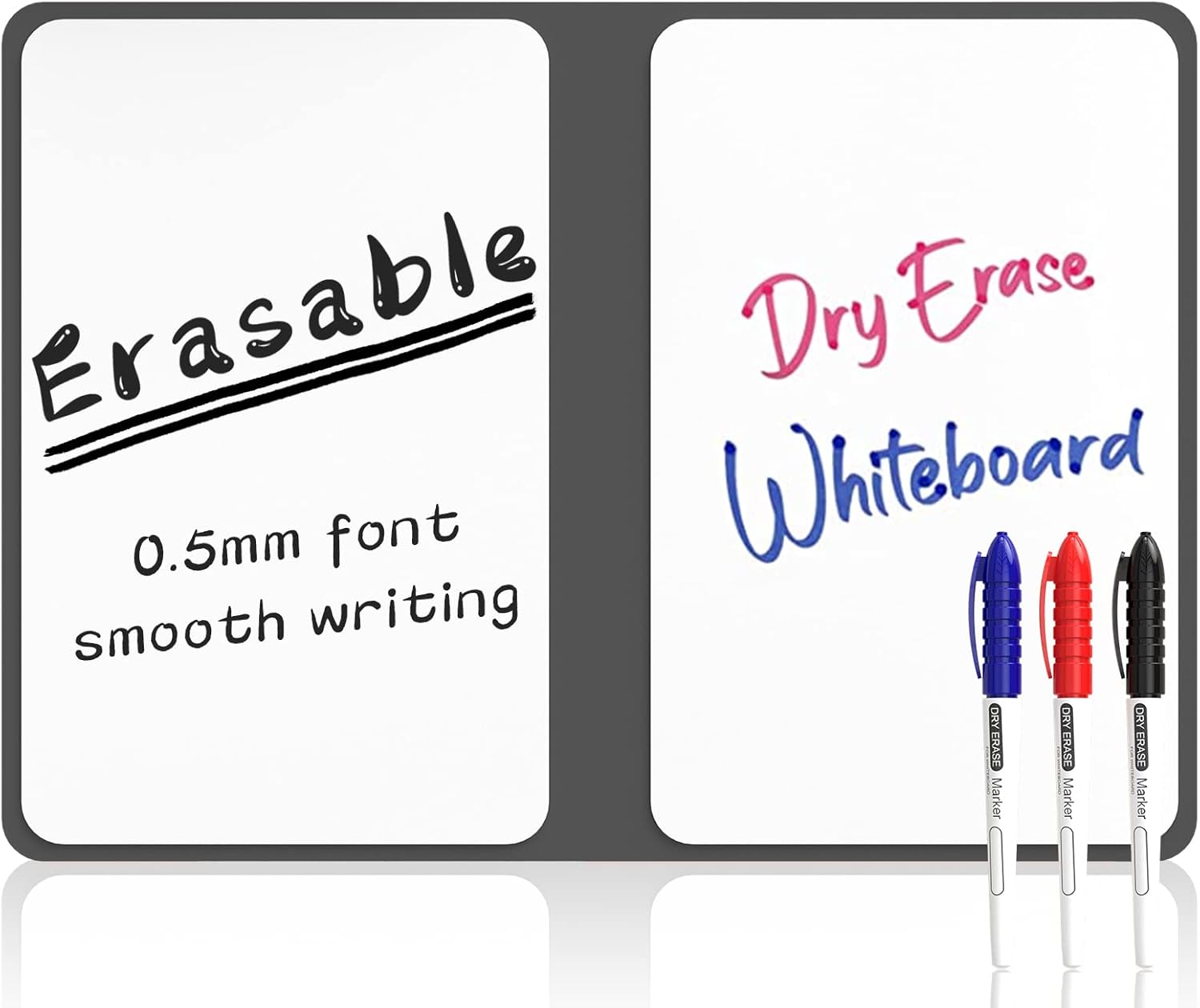 HOMESTEC Whiteboard Notebook, Portable Dry Erase White