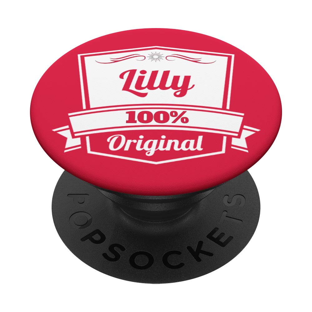 Lilly Gift / Lilly Personalized Name Birthday PopSockets Swappable PopGrip
