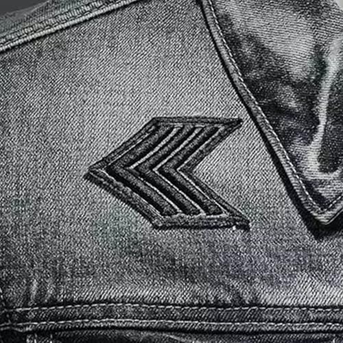 Chaqueta de mezclilla para hombre estilo vaquero vintage miniatura 6