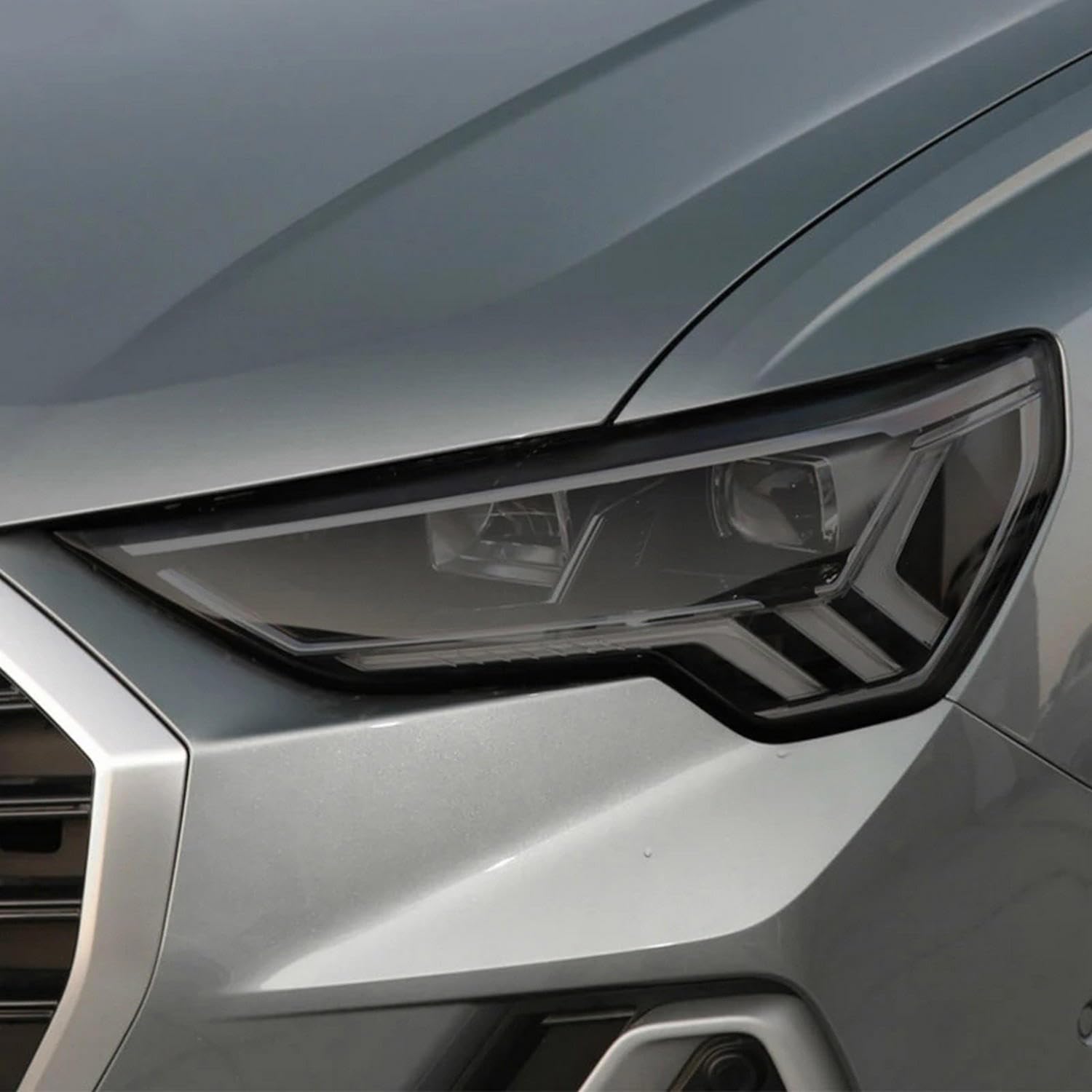 Autocollant en TPU transparent fumé pour phares Audi Q3 aventures et quotidien