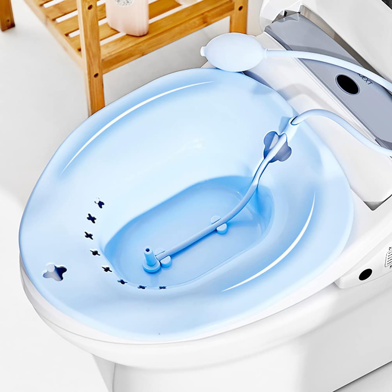 Bidet Pieghevole Per WC - Portatile Per Igiene Intima E Gravidanza - Foto 4