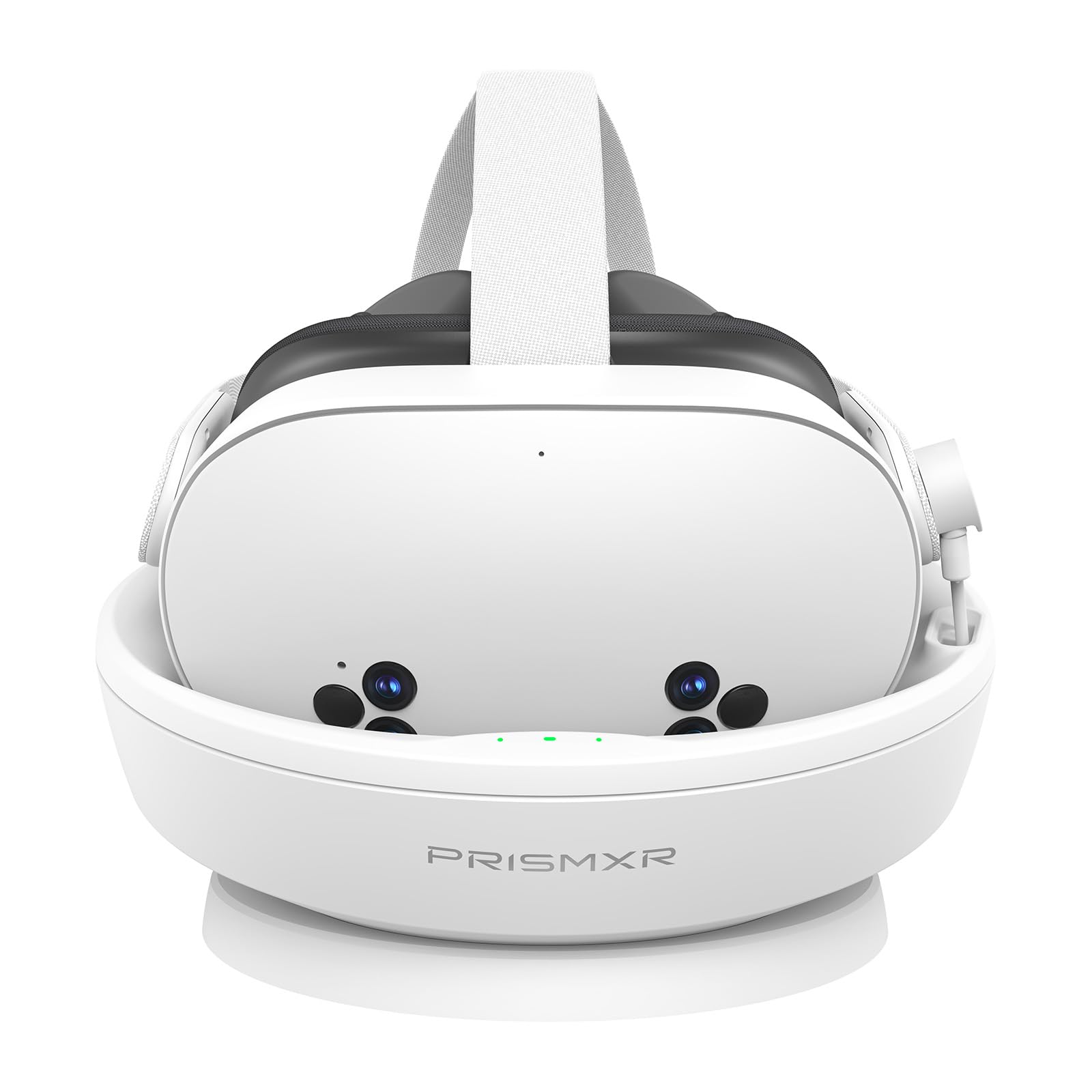 Charging Station for VR Headset - Compatible with Meta Quest 3S Accessories, Charging Dock with 2 Controller Batteries (without Power Supply & Passthrough) - Carina D1S Lite