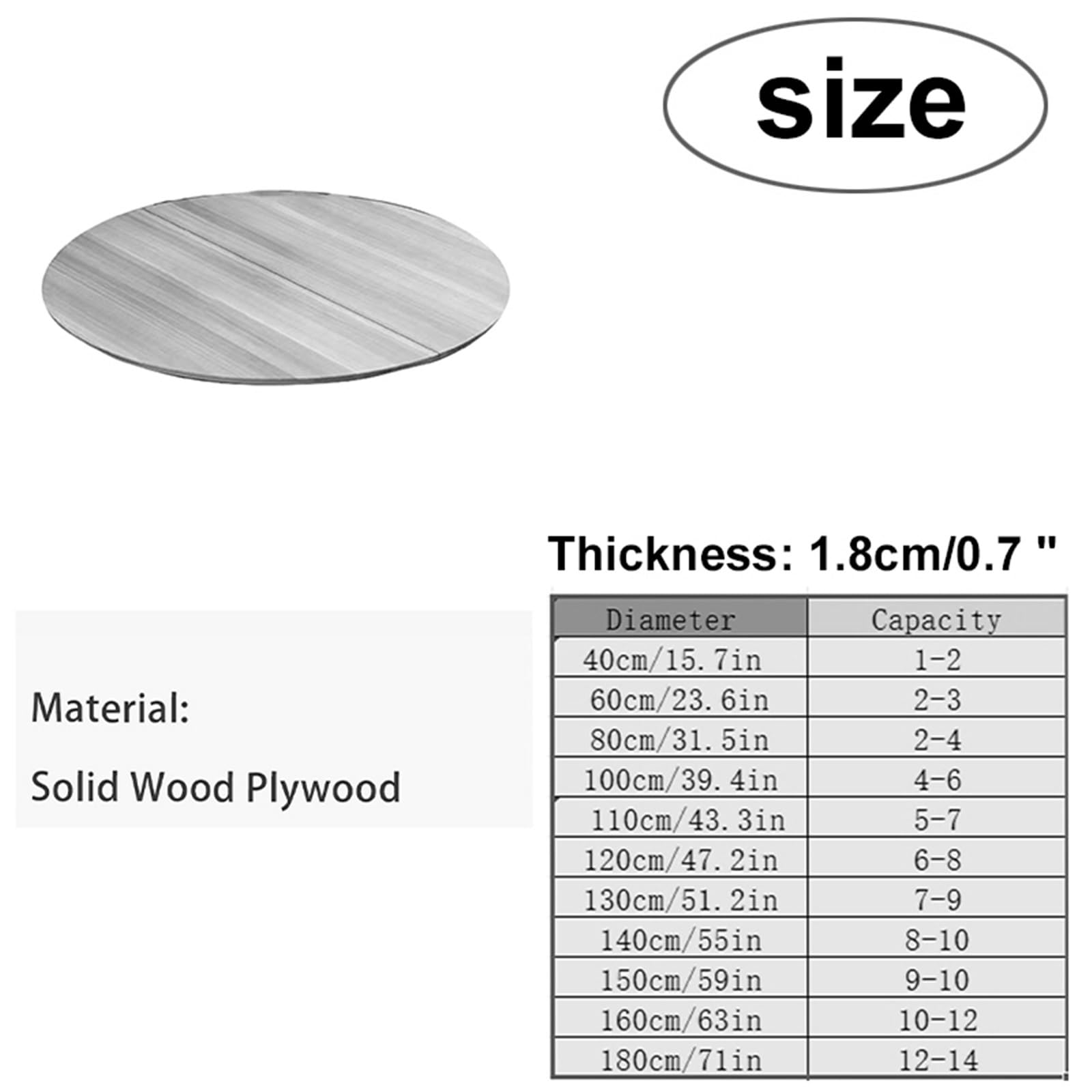 Okrągły składany blat stołu o średnicy 122 cm, zajmujący mało miejsca, drewniany stół do kuchni i patio, półskładany design z metalowym sprzętem, wielokolorowe opcje Easy Sto.