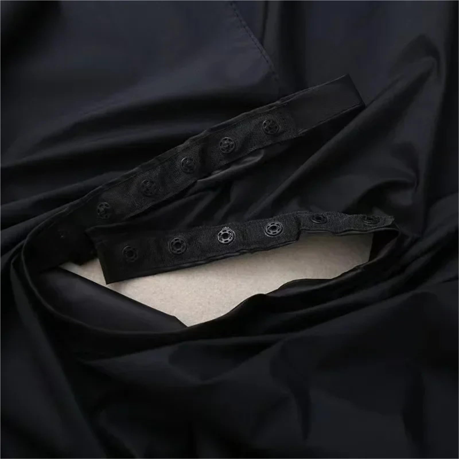 Capa Peluqueria Capa de Corte de Pelo Profesional, Bata de Tela for peluquería, Delantal de Peluquero Impermeable Negro, Herramientas for Capas de Corte de Pelo, 1/2/3 Uds.(3pcs)