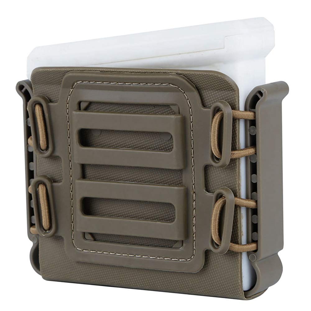 FIRECLUB Tactical Magazine Pouches Soft Shell Mag Carrier Holster with Molle and Belt Clip for ASW338 L96A1 Ares Mags Magazine