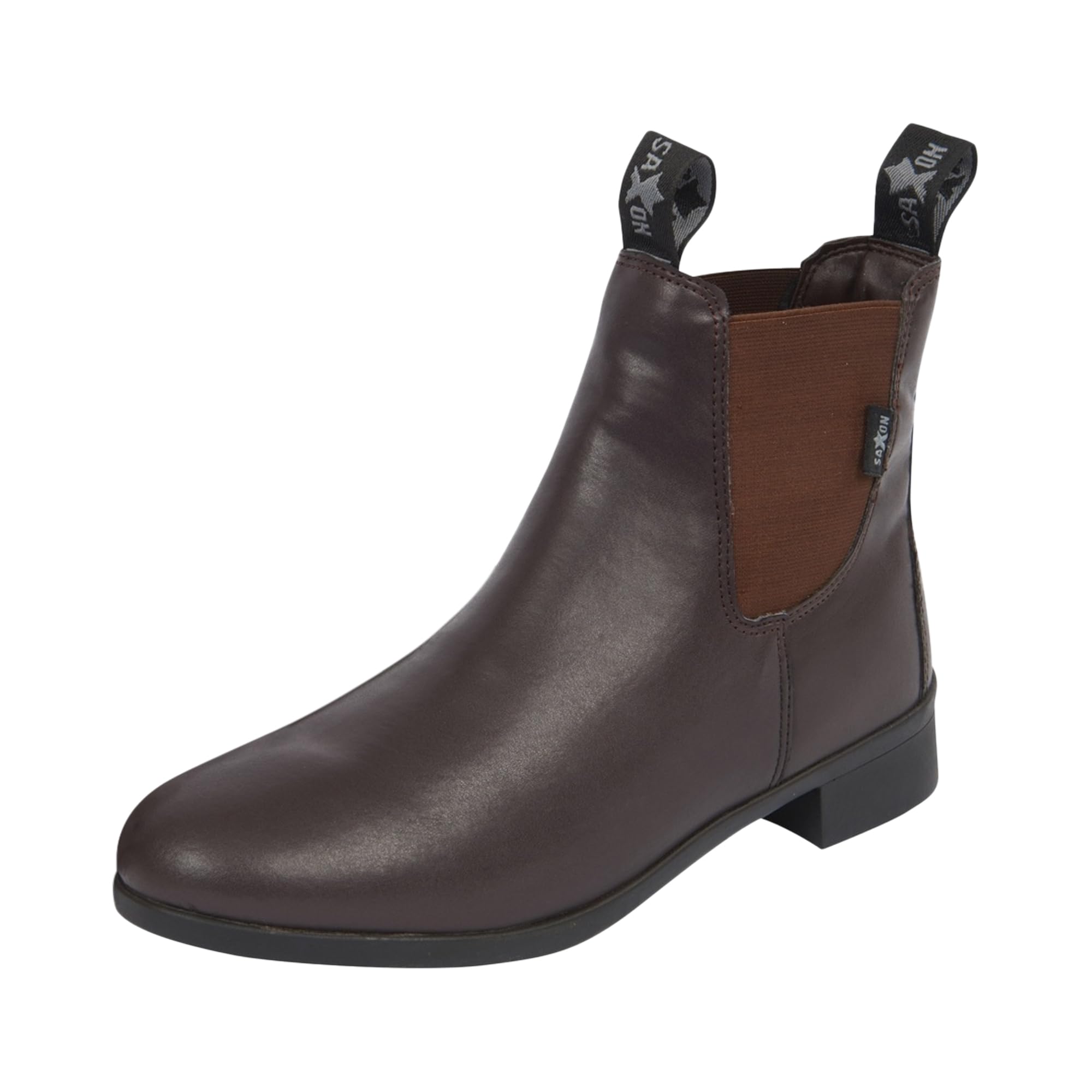 Saxon - Bottines Jodhpur SYNTOVIA - Adulte (45 FR) (Noir)