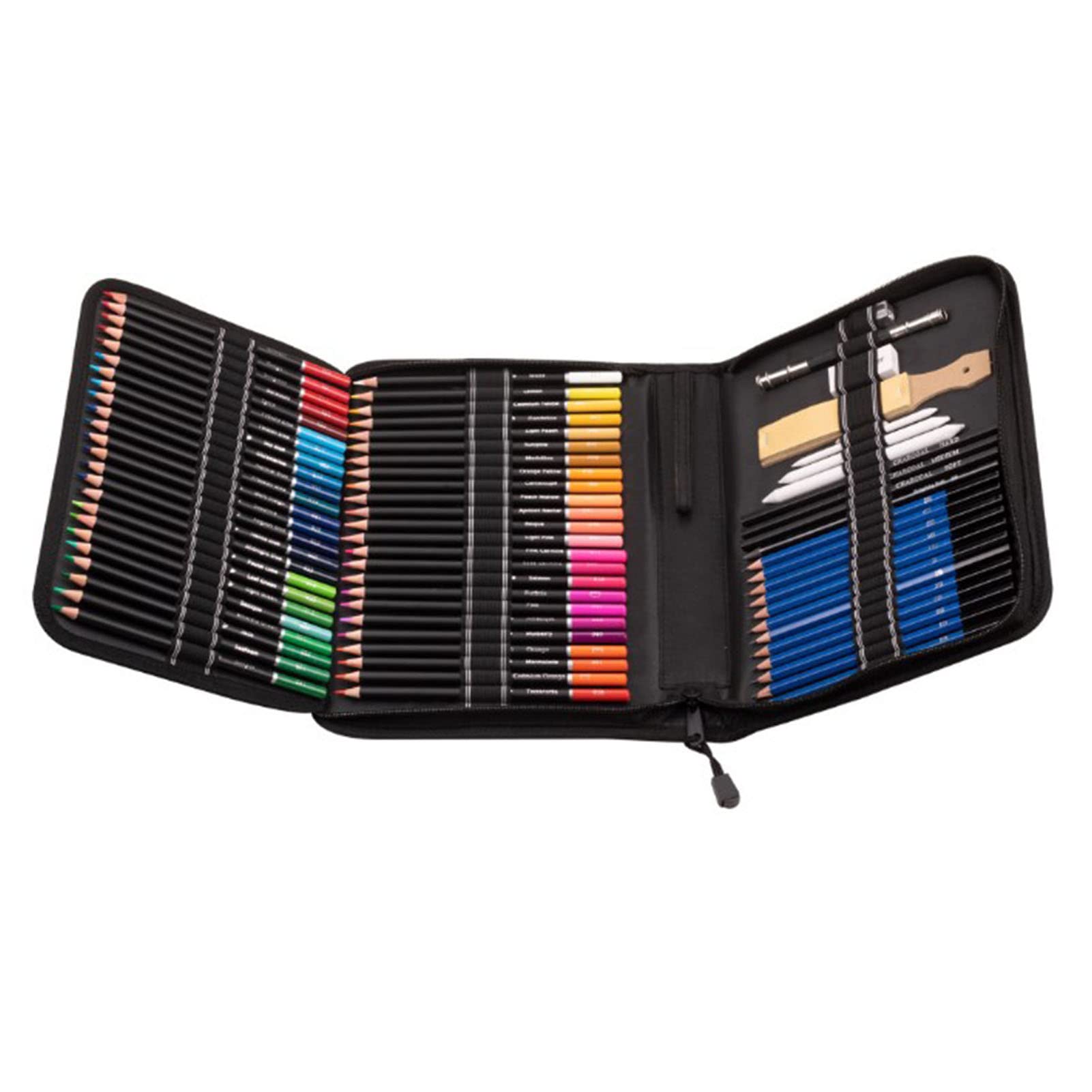 Öl-Buntstifte, Lebendige, Verschiedene Farben, Vorgespitzt, Set für Kunstprojekte zu Hause, Schule, 72-teilig