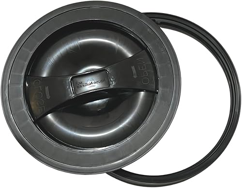 Vista 17 de House Naturals Cubo de 2 galones con tapa de rosca, paquete de 3 recipientes fabricados en Estados Unidos (cubos blancos con tapas blancas)