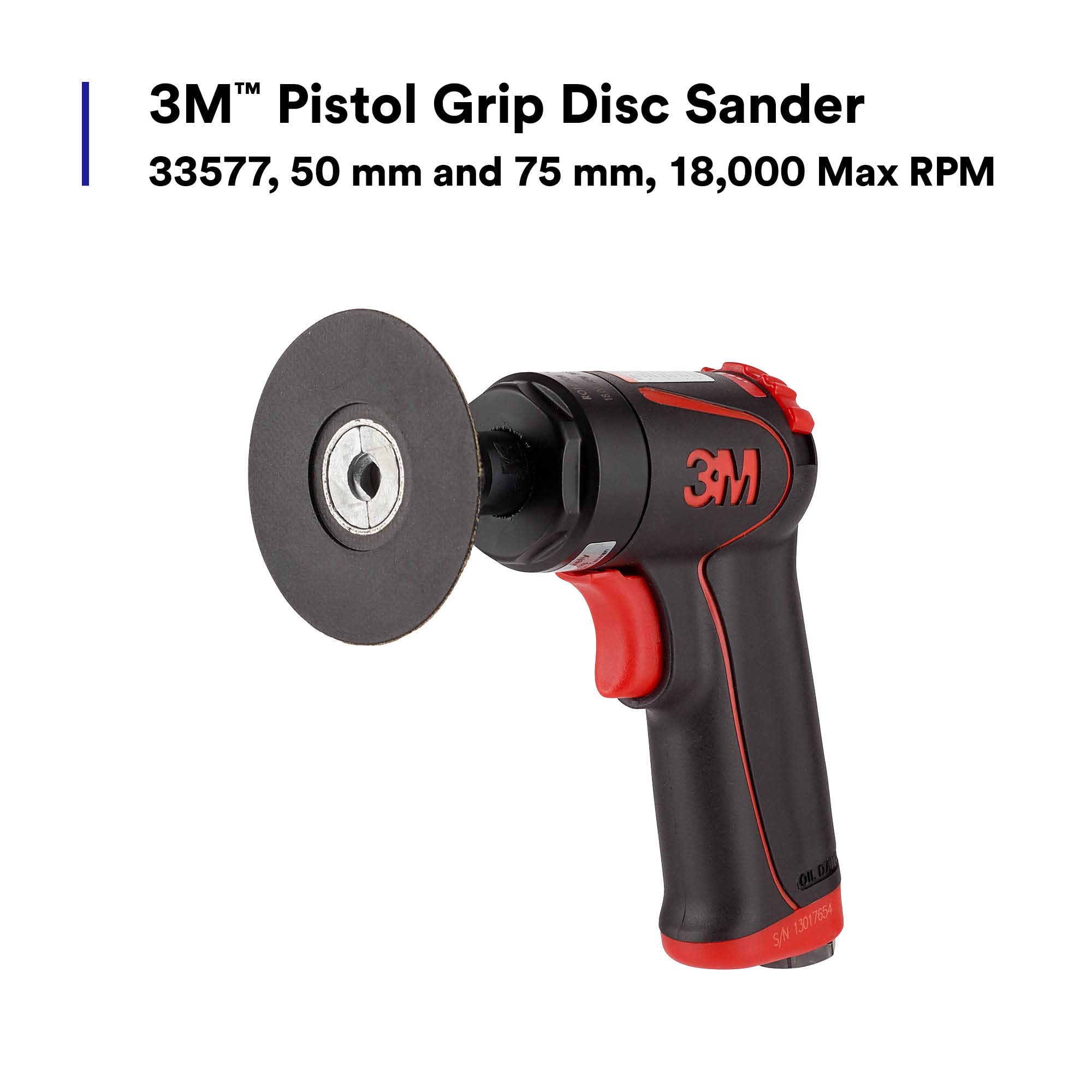 3M 33577 Mini Schuurmachine 50mm & 75mm