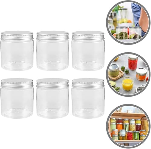 Miniatura 3 de Hemoton 6 tarros de masón con tapas, tarros Mason para conservas, vasos de chupito, vidrio para bebidas, regalos de chupito, recipientes de postres