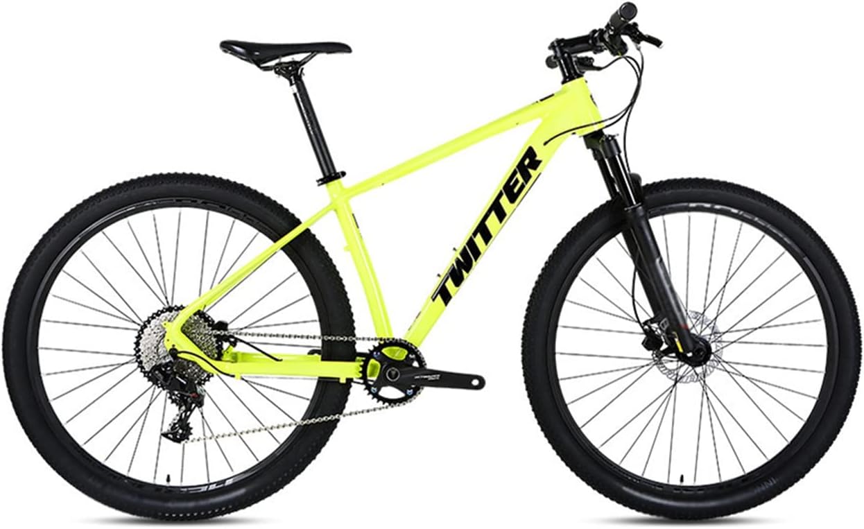 MTB Frame 27.5/29er Hardtail Mountain Bike Frame 15''/17''/19'' Aluminum Alloy Disc Brake Bicycle Frame Quick Release Axle 135mm BSA68 Routing Internal (Color : Green, Size : 27.5x15'')