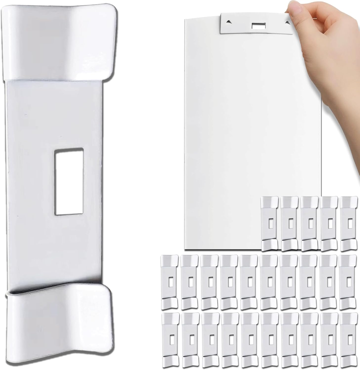 Vertical Blind Repair Vane Savers, 25PCS Metal Vertical Blind Repair Tabs, Vertical