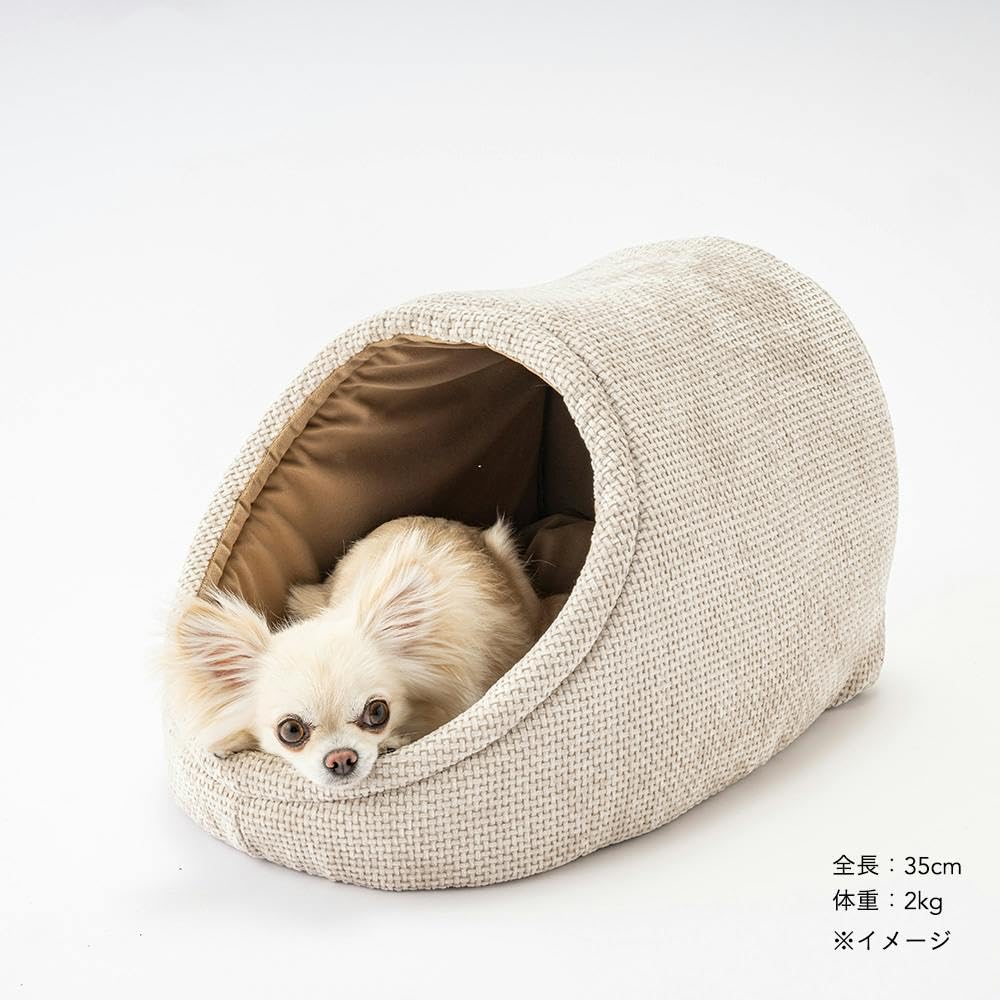 Amazon | カインズ(CAINZ) かまくらベッド シュニール ベージュ S