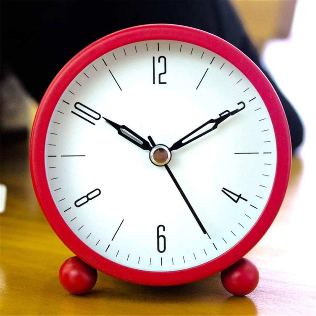 Small Alarm Clock Student Mute Bedside Personality Lazy Children Electronic Luminous Dormitory(Black) image 4