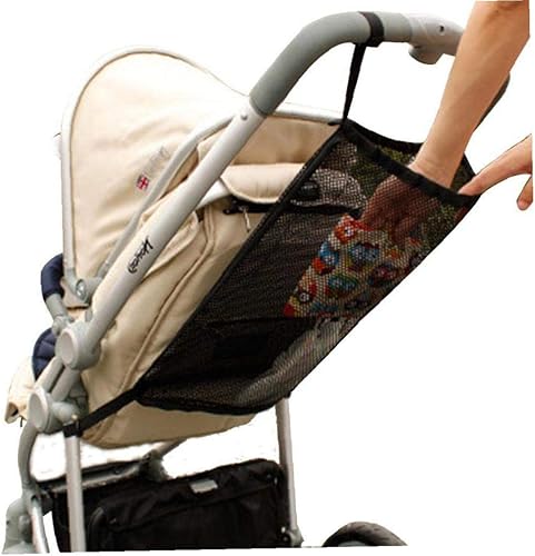 Miniatura 6 de 1 bolsa de red para cochecitos, cochecitos y cochecitos, red universal de compras con forro de nailon, bolsas de compras, cochecitos, bolsa de red